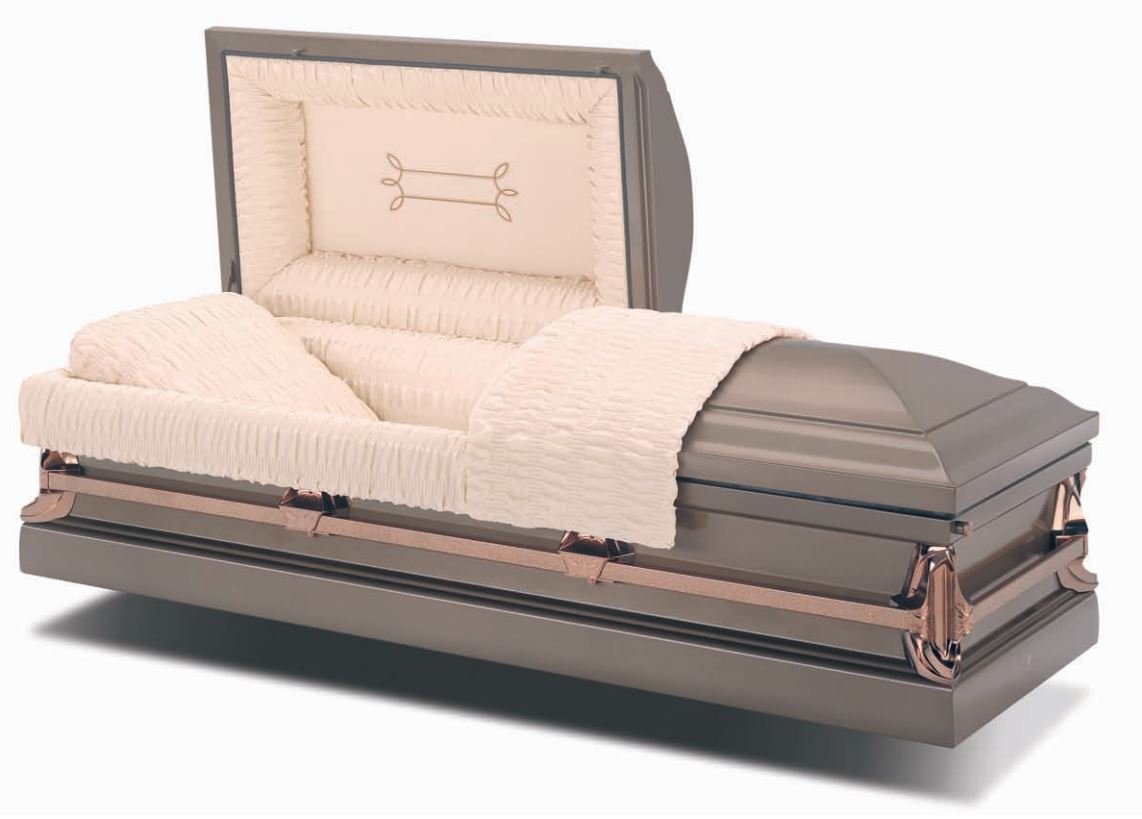 Vintage Steel American Casket Coffin