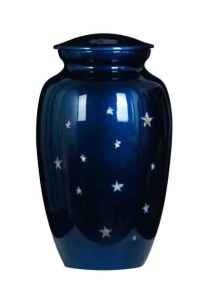 Cremation Urn - Blue Star
