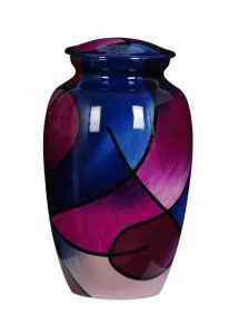 Cremation Urn - Purple and Blue