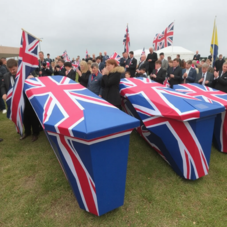 Traditional British Wood Caskets for Burial or Cremation