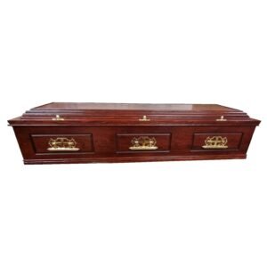 Mahogany casket